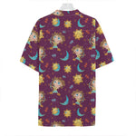 Cute Cartoon Sagittarius Pattern Print Hawaiian Shirt