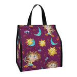 Cute Cartoon Sagittarius Pattern Print Insulated Lunch Tote