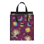 Cute Cartoon Sagittarius Pattern Print Insulated Lunch Tote