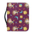 Cute Cartoon Sagittarius Pattern Print Leather Bible Cover