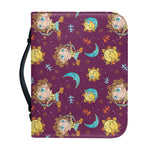 Cute Cartoon Sagittarius Pattern Print Leather Bible Cover