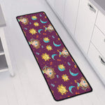 Cute Cartoon Sagittarius Pattern Print Long Kitchen Mat