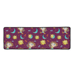 Cute Cartoon Sagittarius Pattern Print Long Kitchen Mat