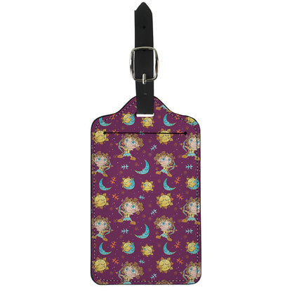 Cute Cartoon Sagittarius Pattern Print Luggage Tag