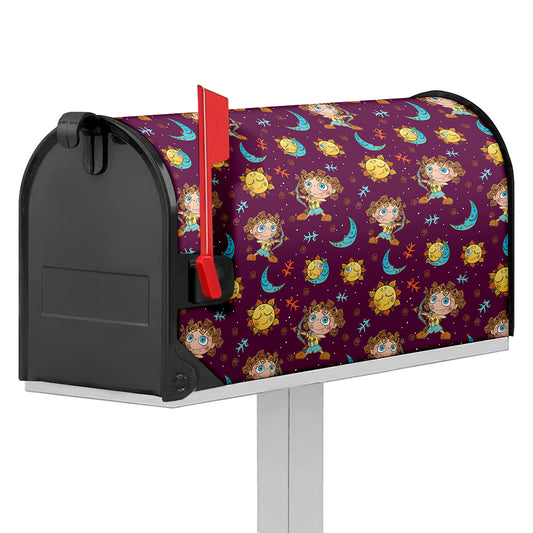 Cute Cartoon Sagittarius Pattern Print Mailbox Cover