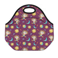Cute Cartoon Sagittarius Pattern Print Neoprene Lunch Bag