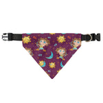 Cute Cartoon Sagittarius Pattern Print Over The Collar Dog Bandana