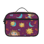 Cute Cartoon Sagittarius Pattern Print Portable Lunch Bag