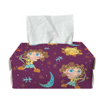 Cute Cartoon Sagittarius Pattern Print Rectangle Tissue Box Cover