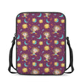 Cute Cartoon Sagittarius Pattern Print Rectangular Crossbody Bag