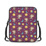 Cute Cartoon Sagittarius Pattern Print Rectangular Crossbody Bag