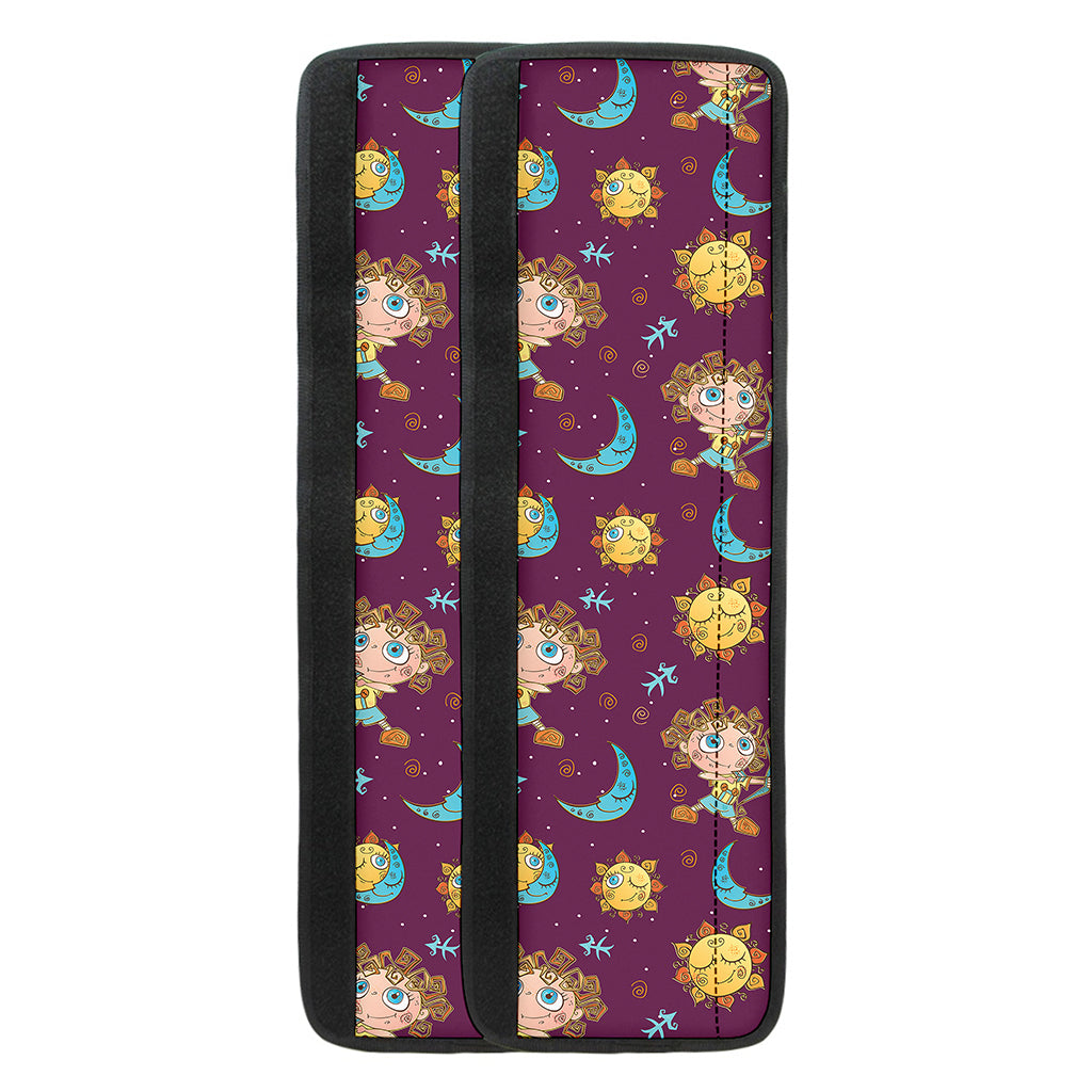 Cute Cartoon Sagittarius Pattern Print Refrigerator Handle Covers