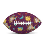 Cute Cartoon Sagittarius Pattern Print Rugby Ball