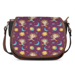 Cute Cartoon Sagittarius Pattern Print Saddle Bag