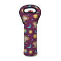 Cute Cartoon Sagittarius Pattern Print Single Neoprene Wine Tote
