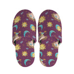 Cute Cartoon Sagittarius Pattern Print Slippers