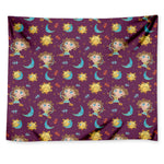 Cute Cartoon Sagittarius Pattern Print Tapestry