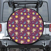 Cute Cartoon Sagittarius Pattern Print Tire Cover