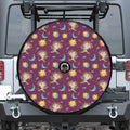 Cute Cartoon Sagittarius Pattern Print Tire Cover With Camera Hole