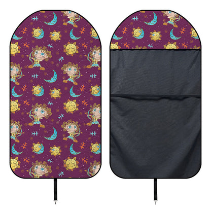 Cute Cartoon Sagittarius Pattern Print Waterproof Car Seat Cover