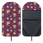 Cute Cartoon Sagittarius Pattern Print Waterproof Car Seat Cover