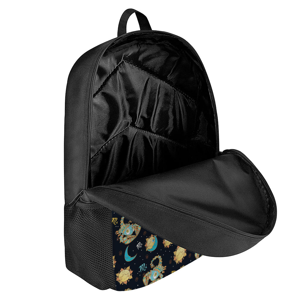 Cute Cartoon Scorpio Pattern Print 17 Inch Backpack