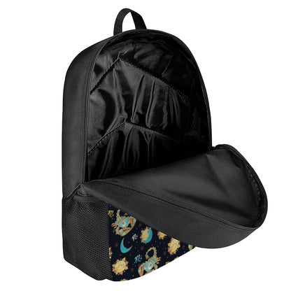 Cute Cartoon Scorpio Pattern Print 17 Inch Backpack