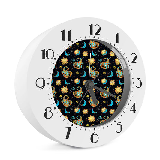 Cute Cartoon Scorpio Pattern Print Alarm Clock