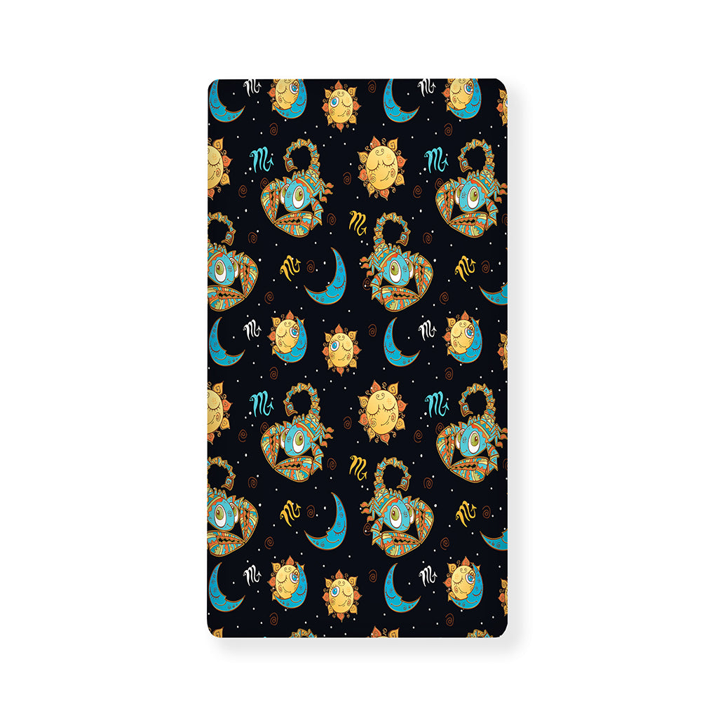 Cute Cartoon Scorpio Pattern Print Baby Crib Sheet