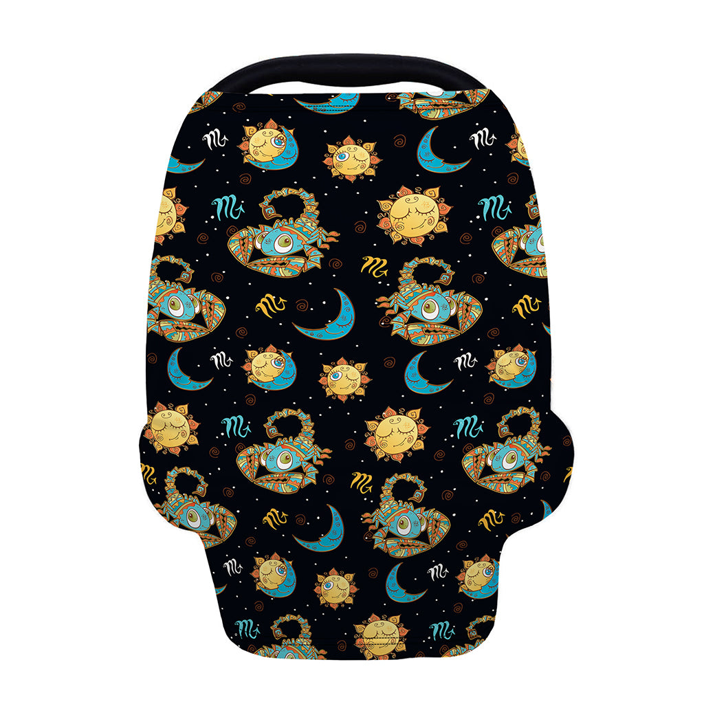 Cute Cartoon Scorpio Pattern Print Baby Seat Cover