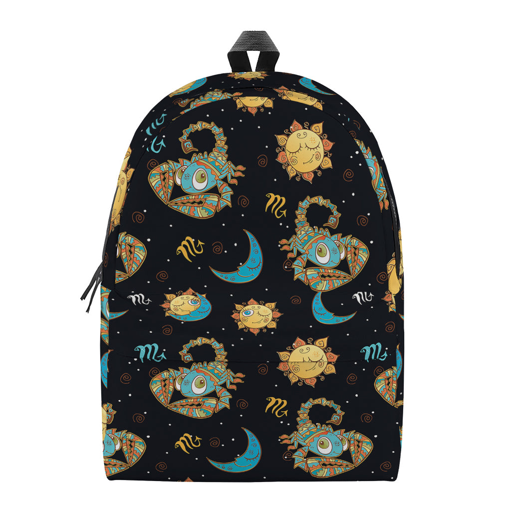 Cute Cartoon Scorpio Pattern Print Backpack