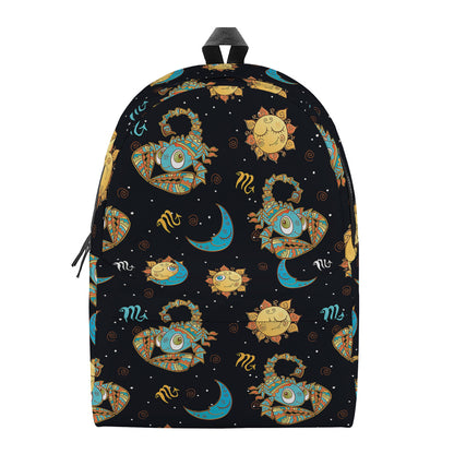 Cute Cartoon Scorpio Pattern Print Backpack
