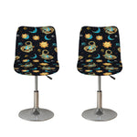 Cute Cartoon Scorpio Pattern Print Bar Stool Covers