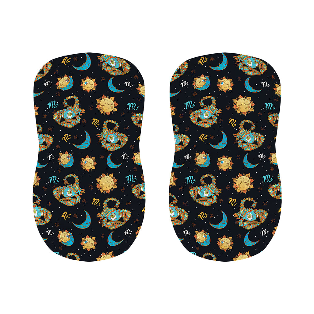Cute Cartoon Scorpio Pattern Print Bar Stool Covers