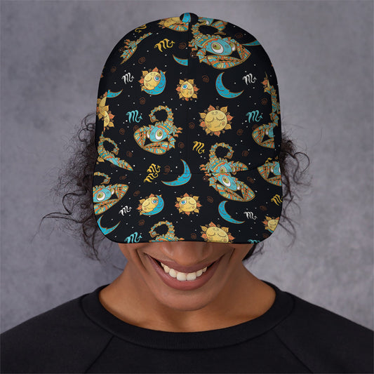 Cute Cartoon Scorpio Pattern Print Baseball Cap