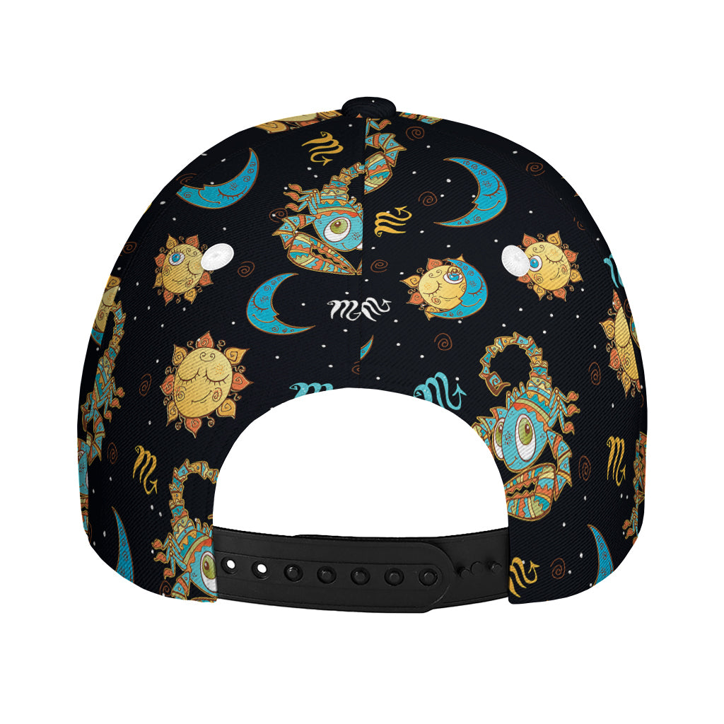 Cute Cartoon Scorpio Pattern Print Baseball Cap
