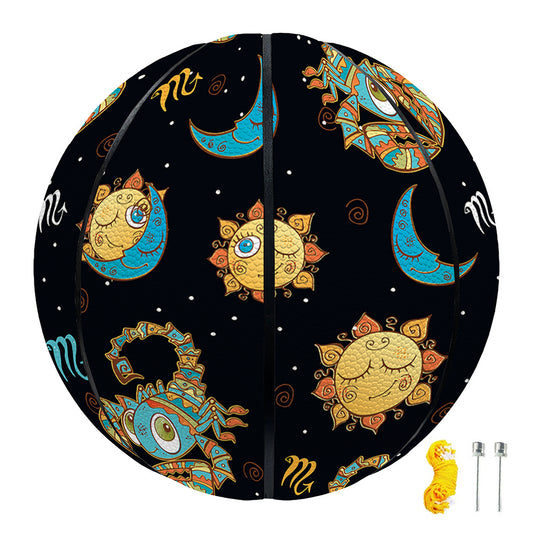 Cute Cartoon Scorpio Pattern Print Basketball