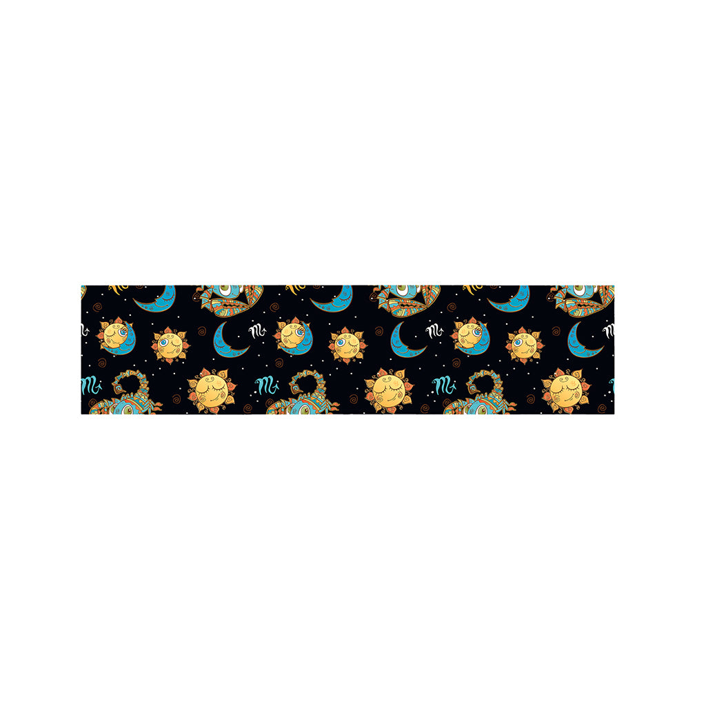 Cute Cartoon Scorpio Pattern Print Bed Runner