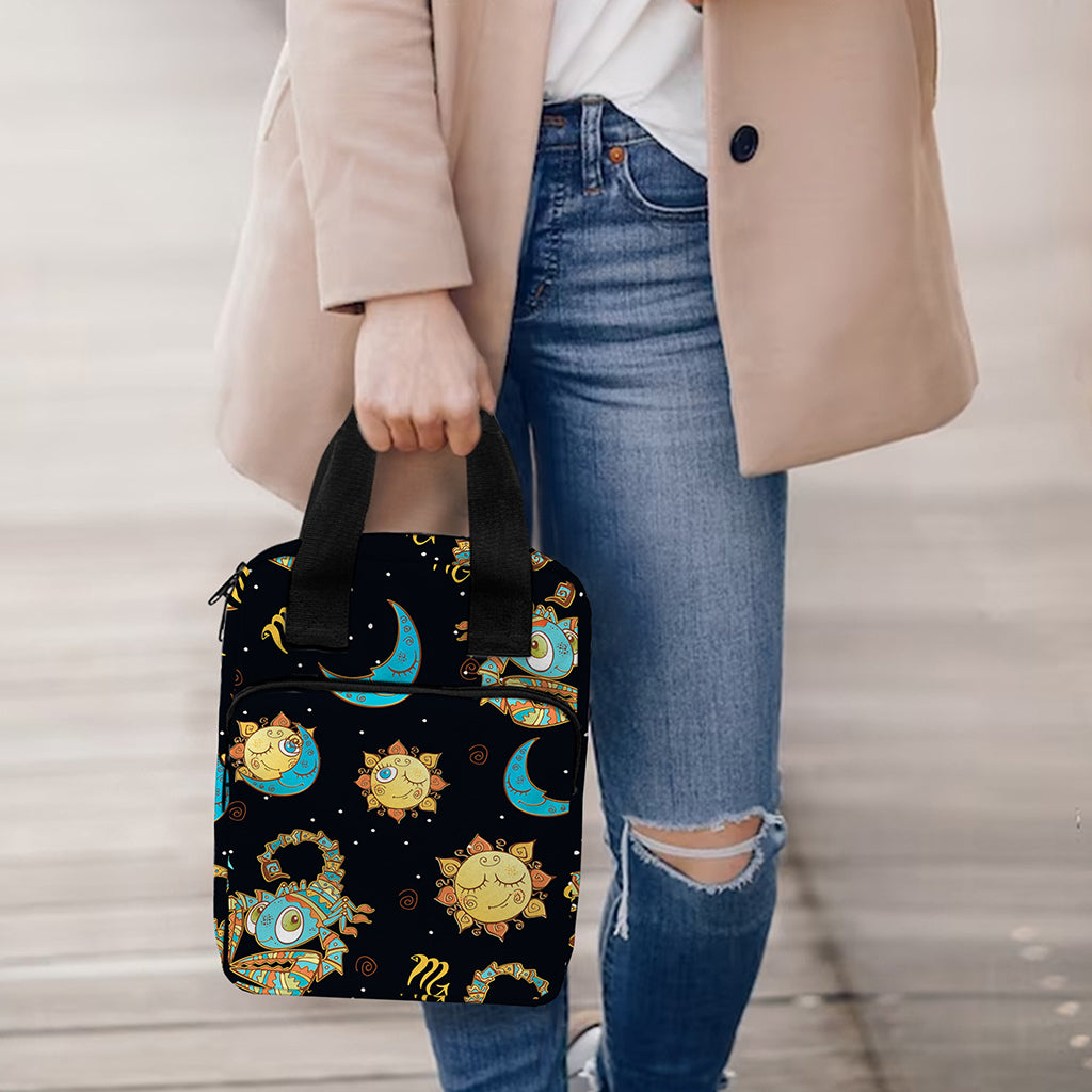 Cute Cartoon Scorpio Pattern Print Bible Tote Bag