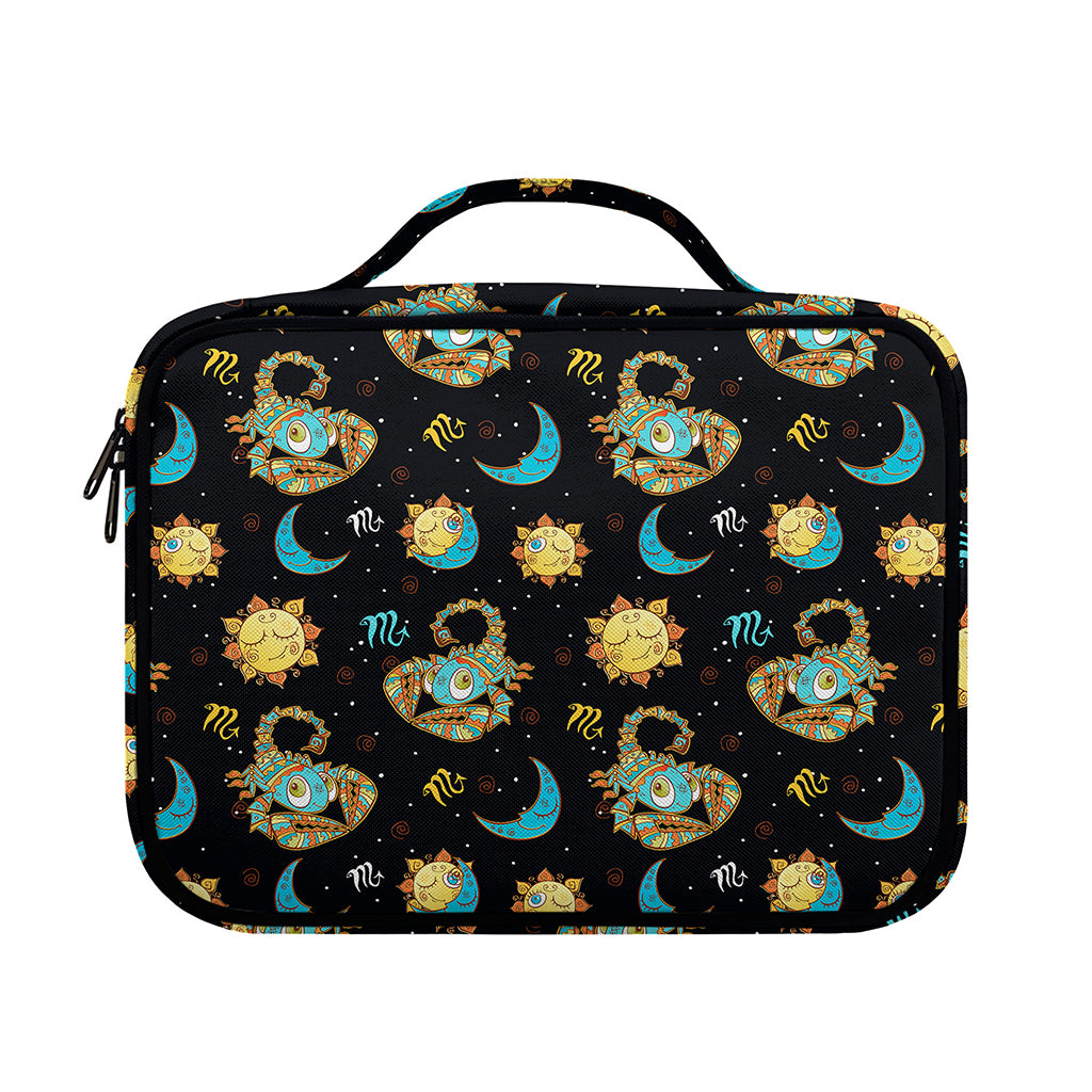 Cute Cartoon Scorpio Pattern Print Briefcase Bible Bag