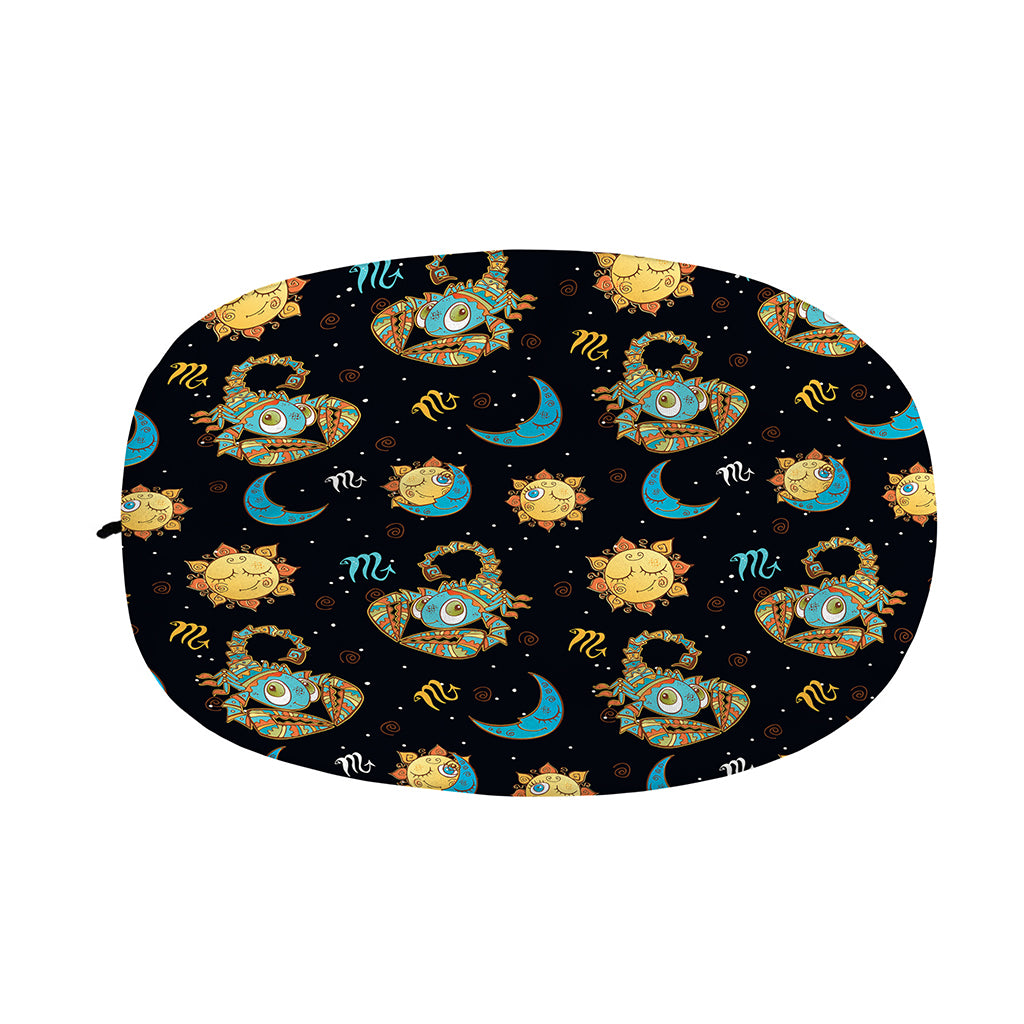 Cute Cartoon Scorpio Pattern Print Car Side Mirror Covers