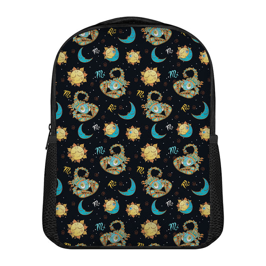 Cute Cartoon Scorpio Pattern Print Casual Backpack