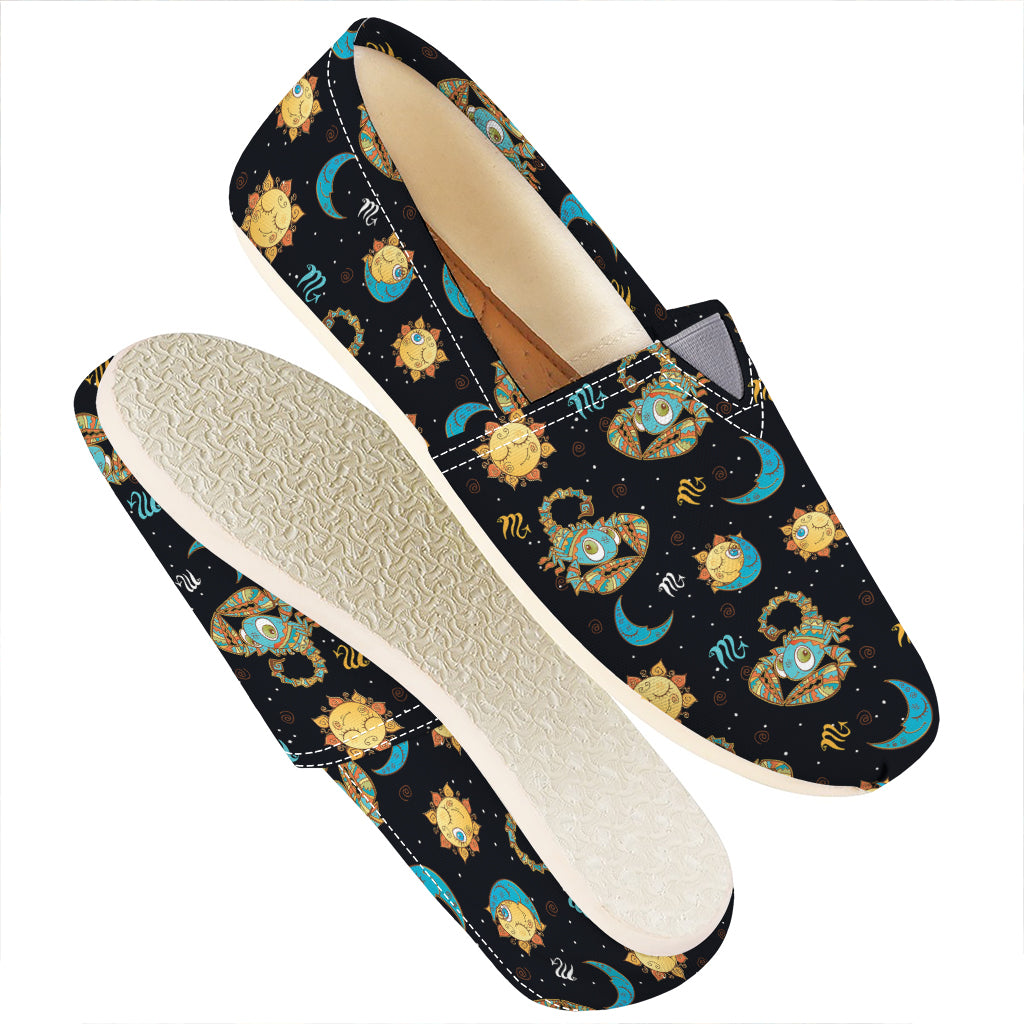 Cute Cartoon Scorpio Pattern Print Casual Shoes