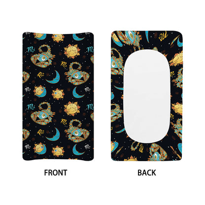Cute Cartoon Scorpio Pattern Print Changing Pad Cover
