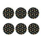 Cute Cartoon Scorpio Pattern Print Coaster Set