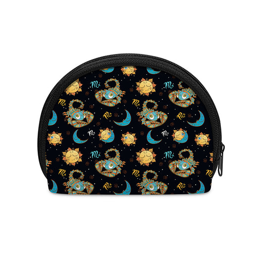 Cute Cartoon Scorpio Pattern Print Coin Purse