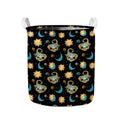 Cute Cartoon Scorpio Pattern Print Collapsible Laundry Basket