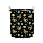 Cute Cartoon Scorpio Pattern Print Collapsible Laundry Basket