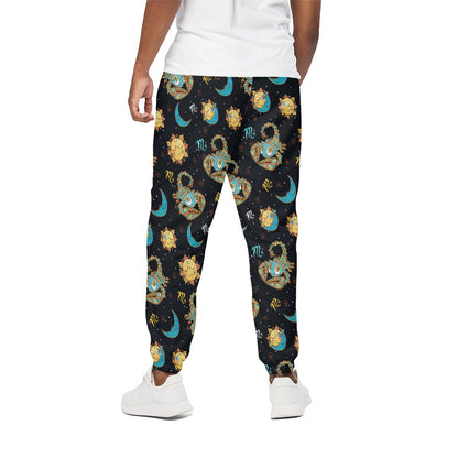 Cute Cartoon Scorpio Pattern Print Cotton Pants