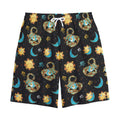 Cute Cartoon Scorpio Pattern Print Cotton Shorts